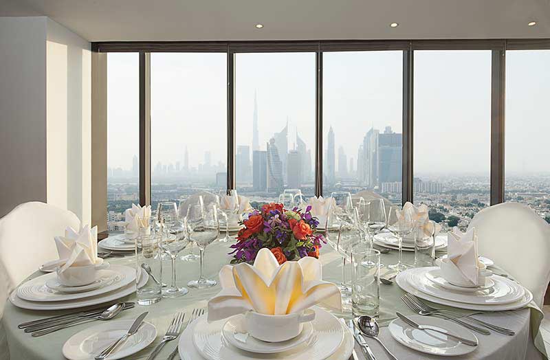 Kris With A View event space in Dubai