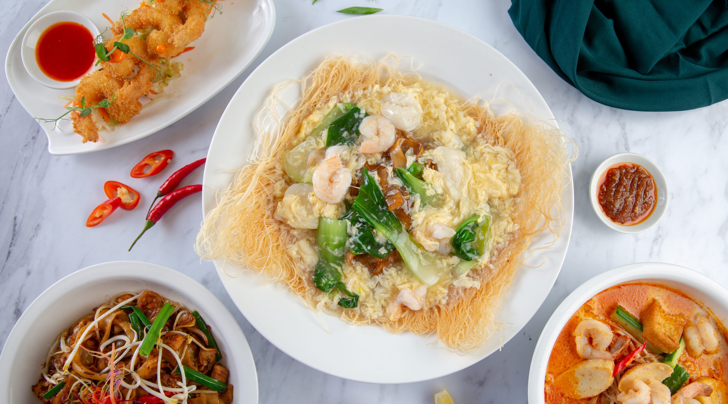 Plate of Malaysian Mi Kar at Tenggara